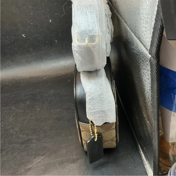 Coach brown and Black Shoulder Bag - Picture 4 of 5